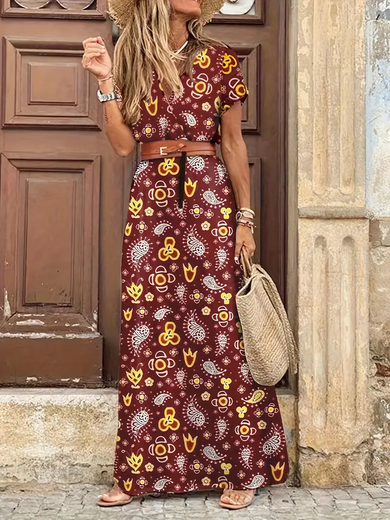 Boho Maxikleid für Damen