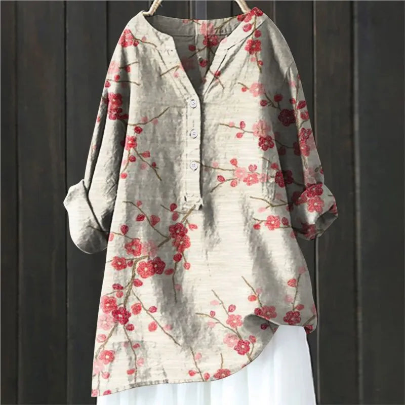Bluse mit Blumenmuster für den Alltag
