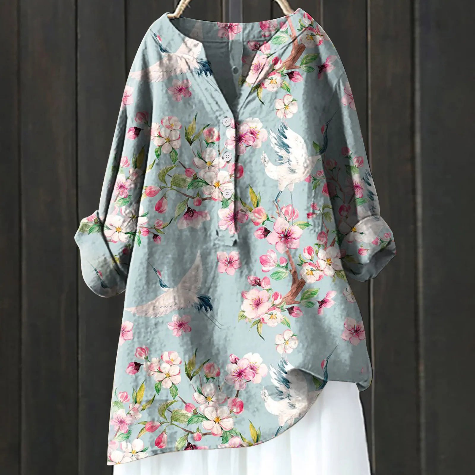 Bluse mit Blumenmuster für den Alltag